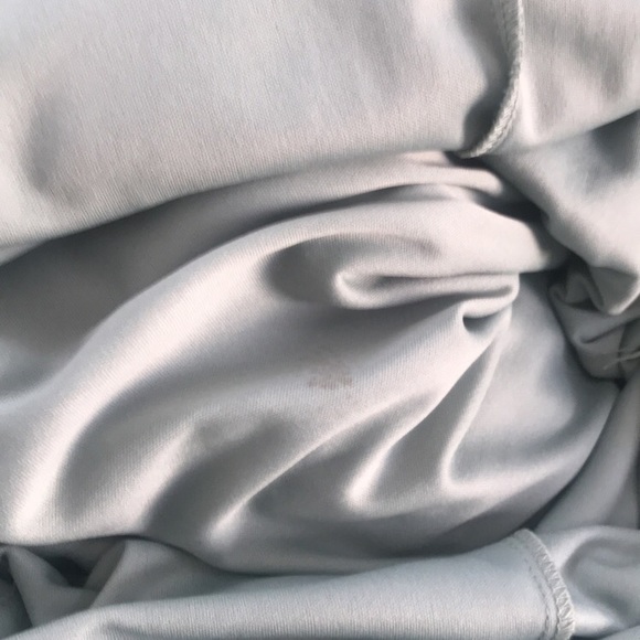 JS Boutique Draped Metallic Knit Gown Turquoise - Picture 8 of 8